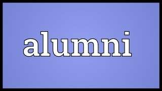 Alumni